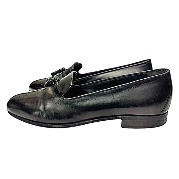 Bally Switzerland Men’s Black Leather Dress Shoes Size 9 D Made in Switzerland main image 6